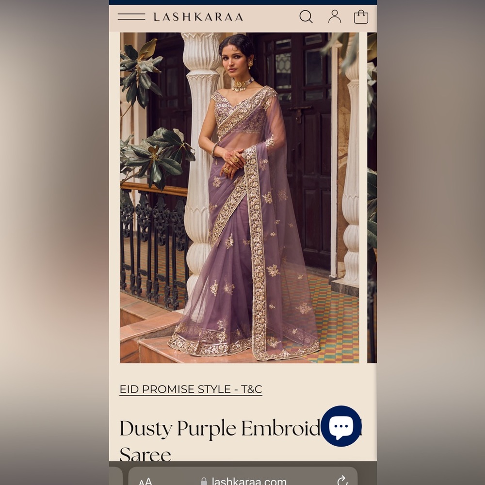 Beautiful saree worn for Indian wedding in Mexico. Size 6